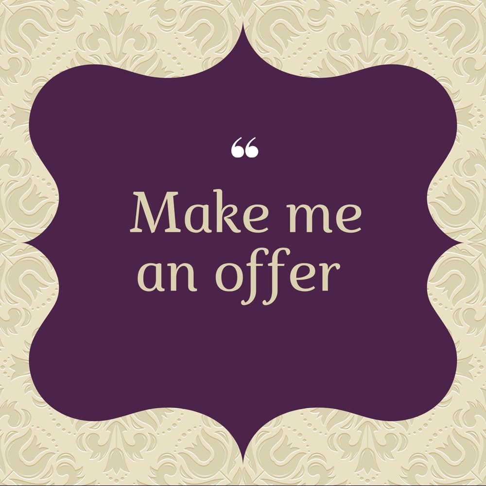Offers welcome!  Bundle and save!